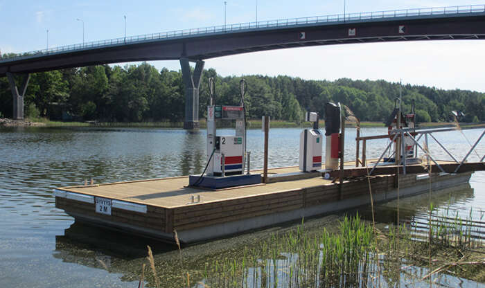 Naantali, Merimaskun Kirkonsalmi, polttoainesatama
