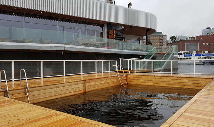 Tampere, Saunaravintola Kuuman uinti- ja oleskelulaituri