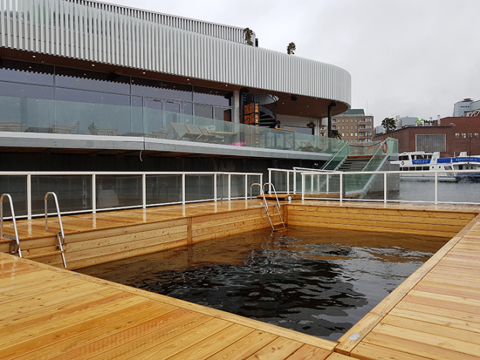 Tampere, Saunaravintola Kuuman uinti- ja oleskelulaituri